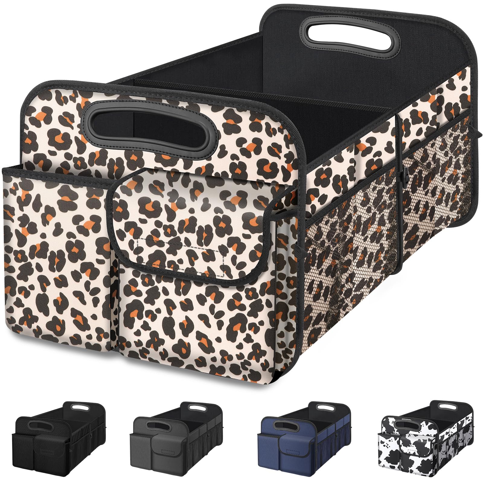 Femuar Car Trunk Organizer, Trunk Storage Organizer with Large - Product Imagery