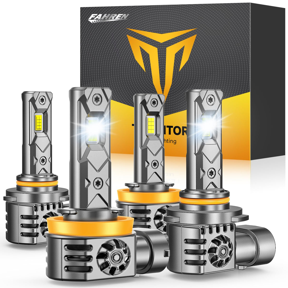 Termitor NextGen H11/H9/H8 9005/HB3 LED Bulbs Combo, Upgraded - Product Imagery