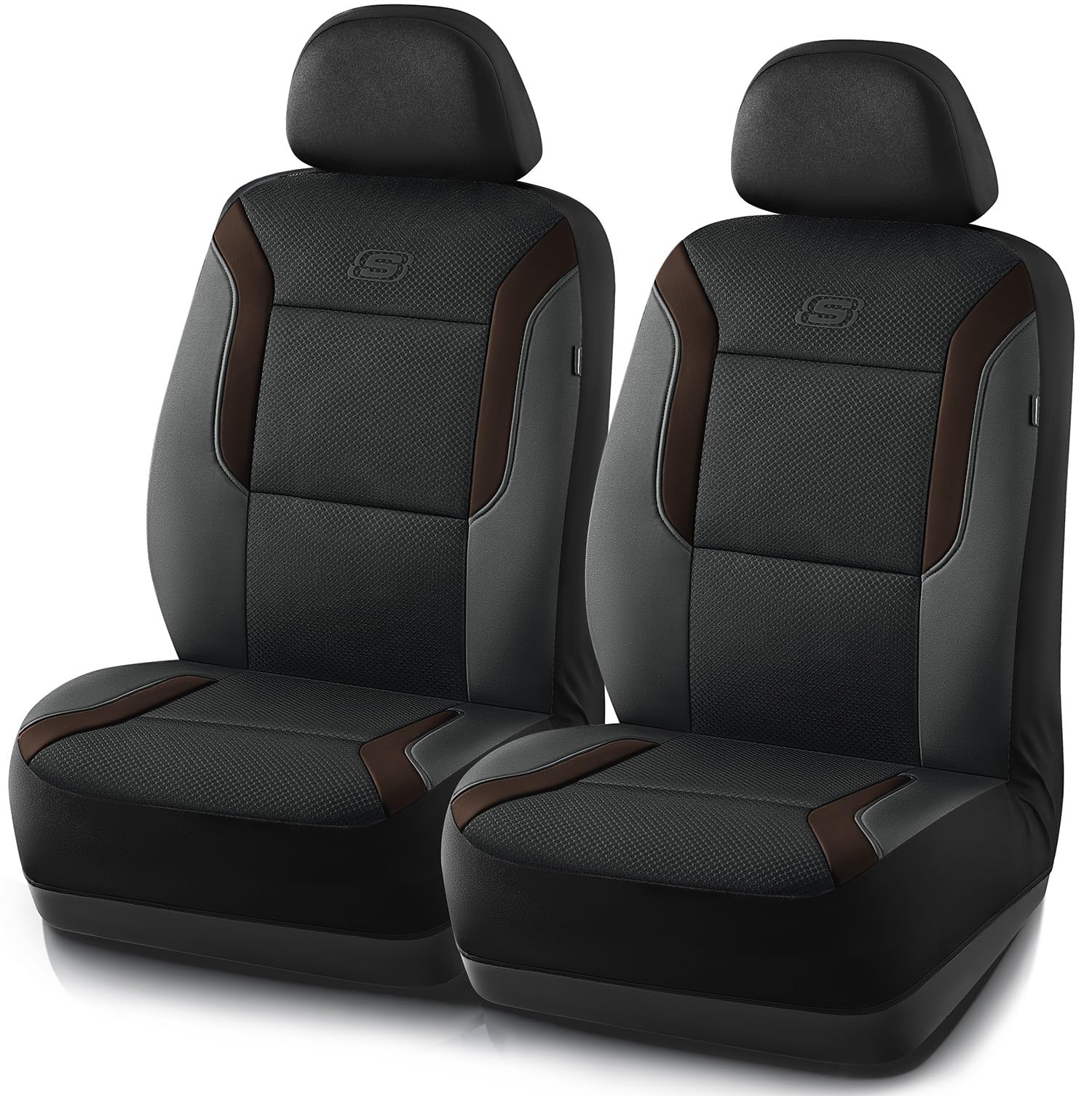 Skechers Memory Foam Car Seat Covers, Air Cool Mesh Thick Seat - Product Imagery