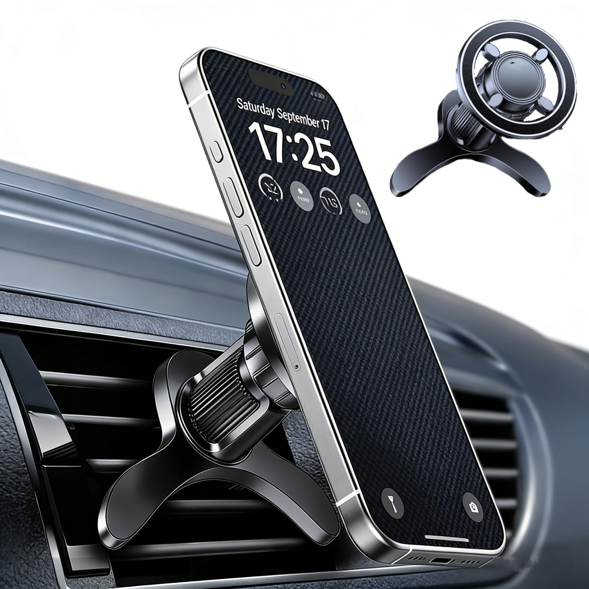 for Car Mount【20 Strong Magnets】 Magnetic Phone Holder for Car - Product Imagery