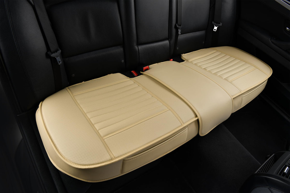 Back Seat Covers, Rear Seat Cushions, Auto Bench Protector with - Product Imagery