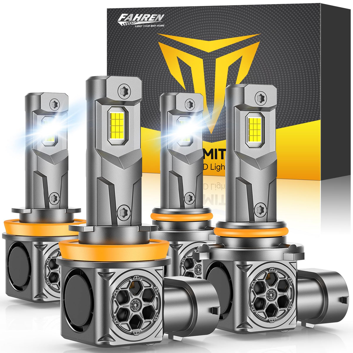 Ursprung 2026 𝐍𝐞𝐰-𝐆𝐞𝐧 H11/H9/H8 9005/HB3 Bulbs Combo, - Product Imagery