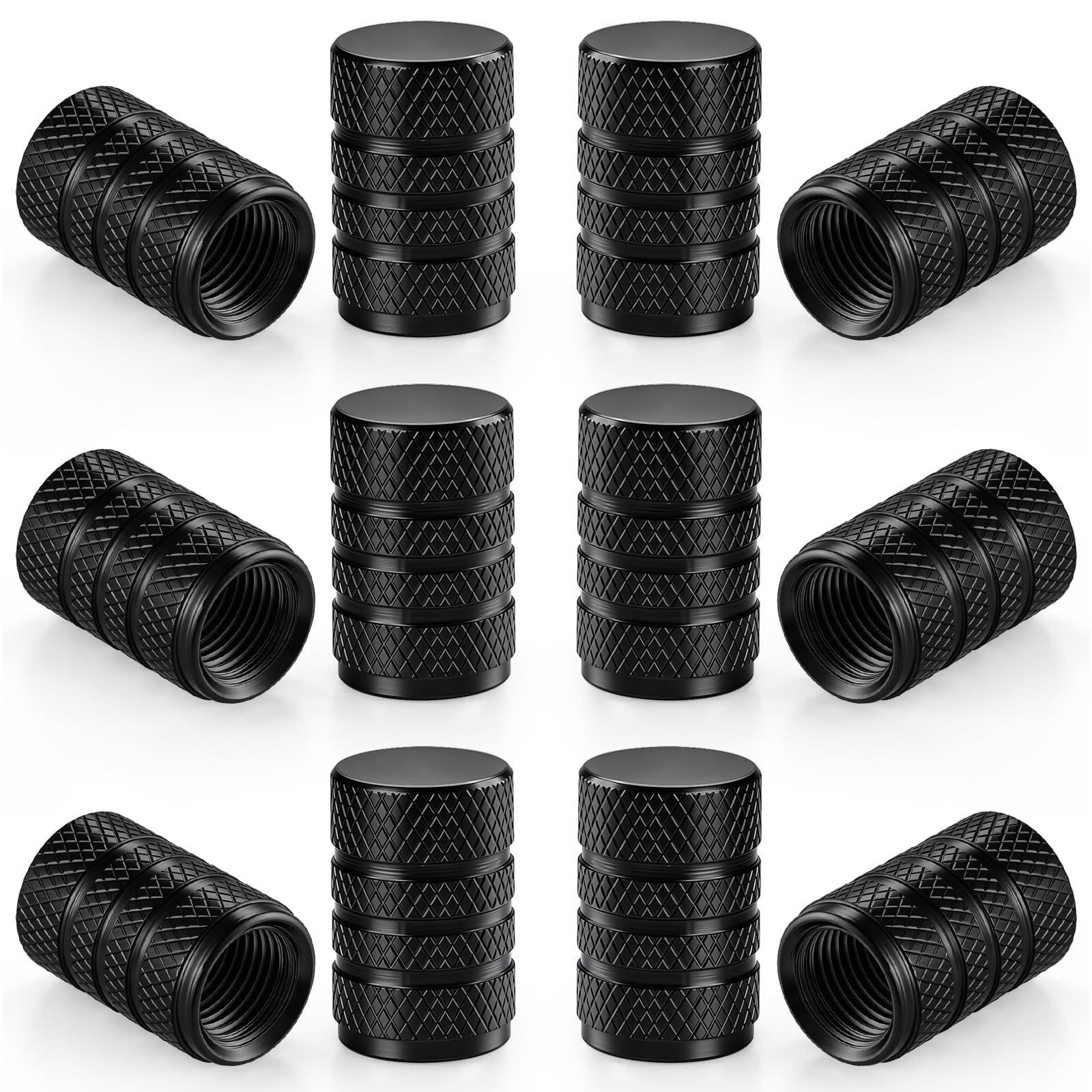 SINGARO 12PCS Tire Valve Stem Caps, Car Exterior Accessories, - Product Imagery