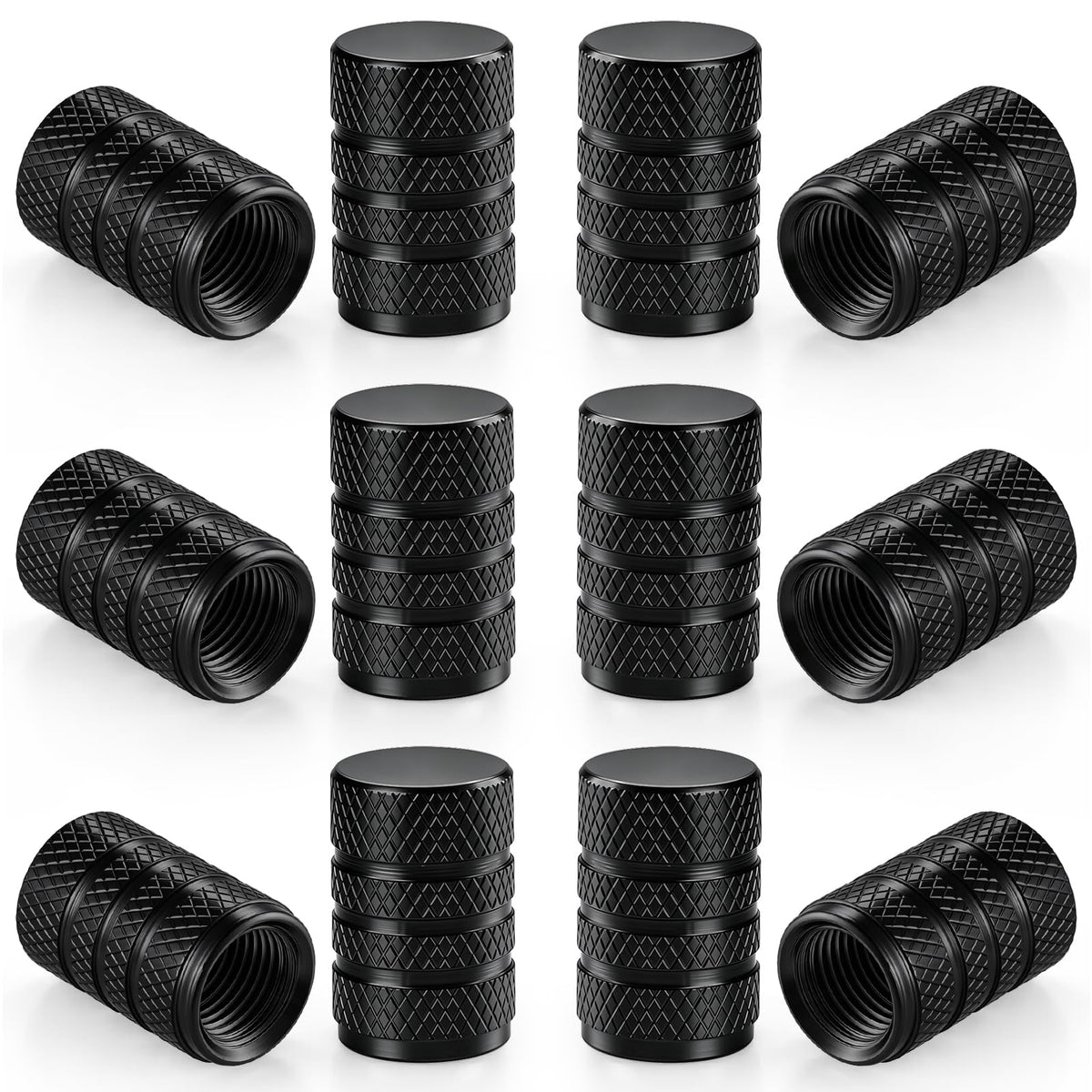SINGARO 12PCS Tire Valve Stem Caps, Car Exterior Accessories, - Product Imagery