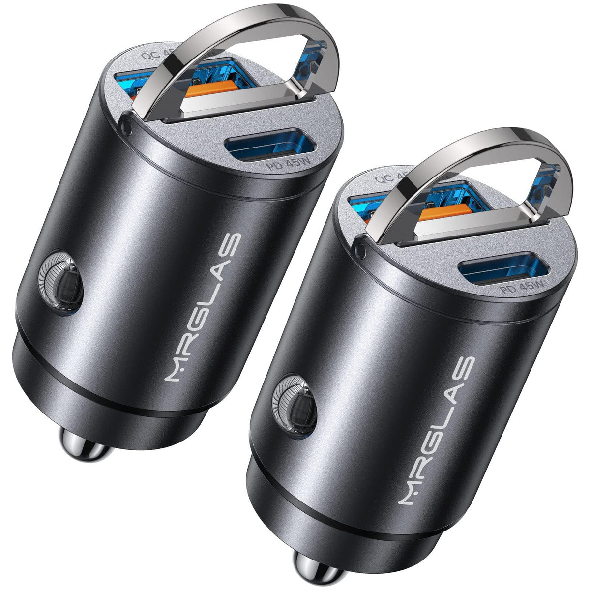 2-Pack 90W USB C Car Charger Fast Charging Type C Cigarette - Product Imagery