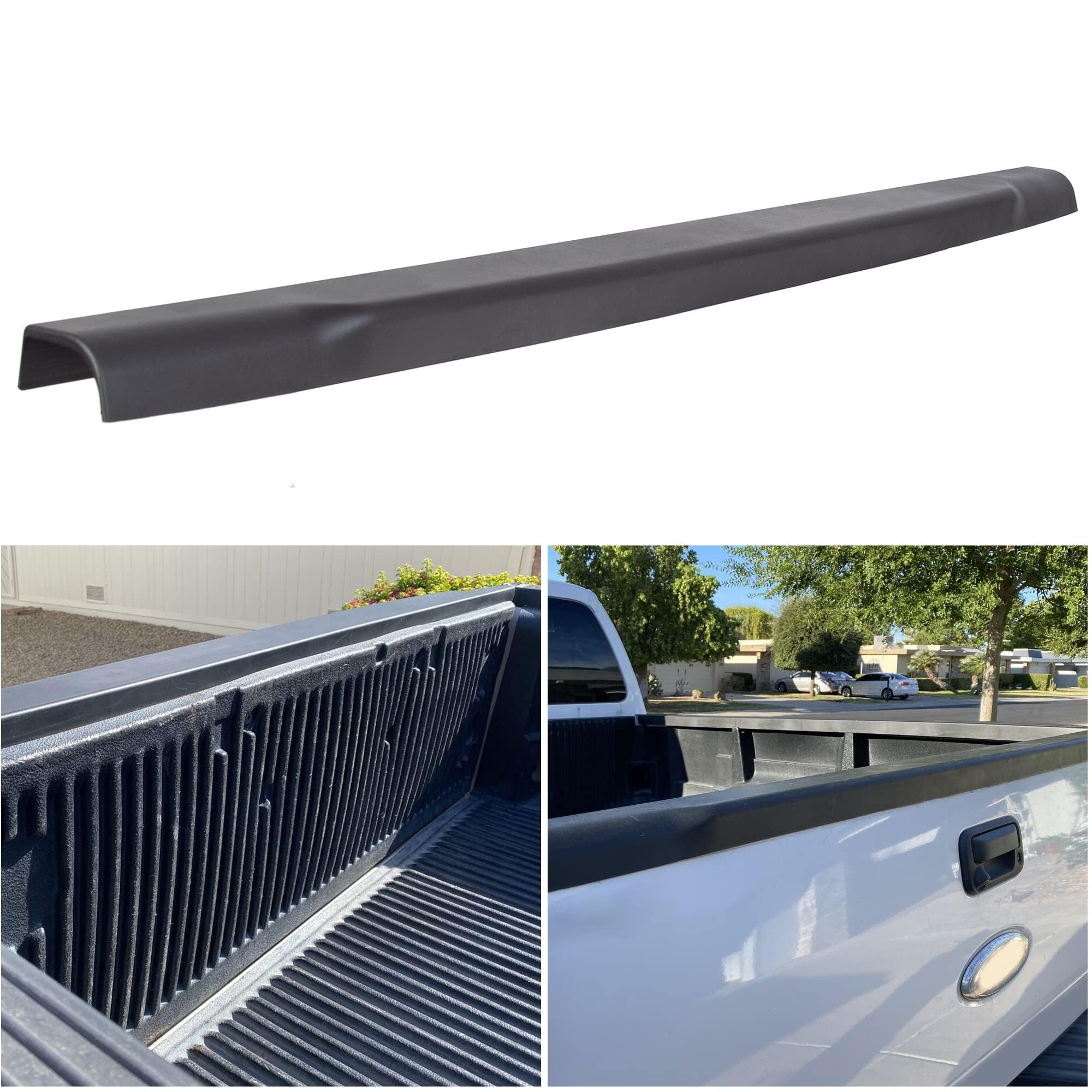 ECOTRIC Tailgate Cap Protector Compatible with 2008-2016 F250 - Product Imagery