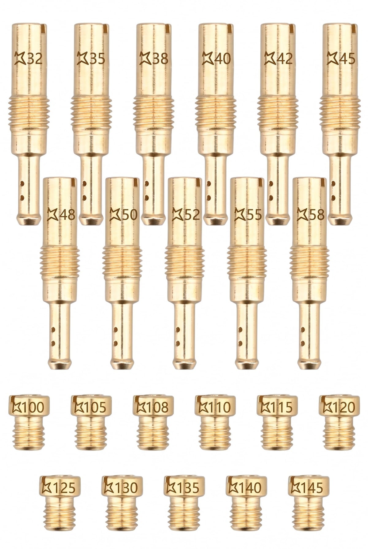 22 PCS Carburetor Jet Kit, Slow Pilot Main Jets Replacement - Product Imagery