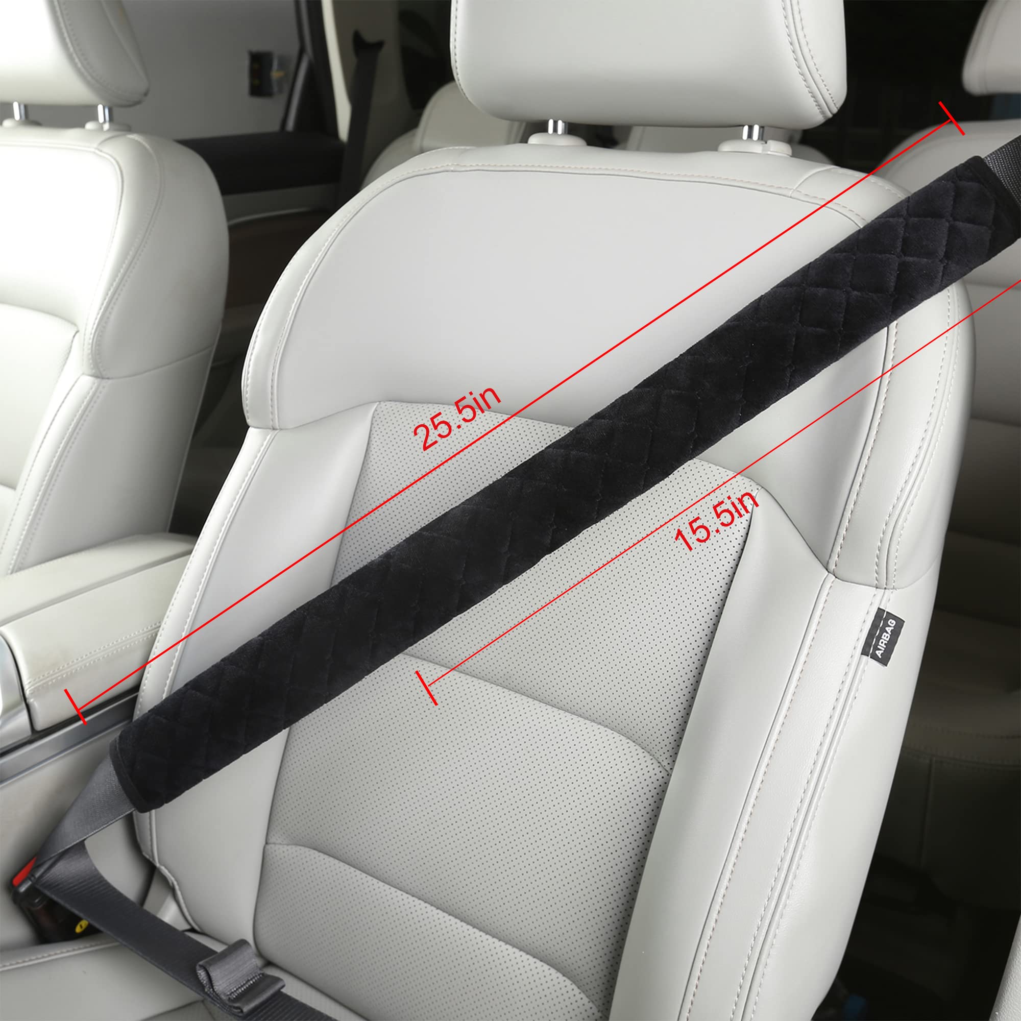 HighnessHwoo Extra Long Seatbelt Covers for Adults Kids Women & - Product Imagery
