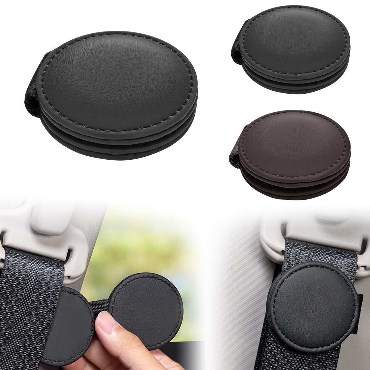 1 Pack Magnetic Belt Clip, Adjustable Shoulder Strap Positioner - Product Imagery