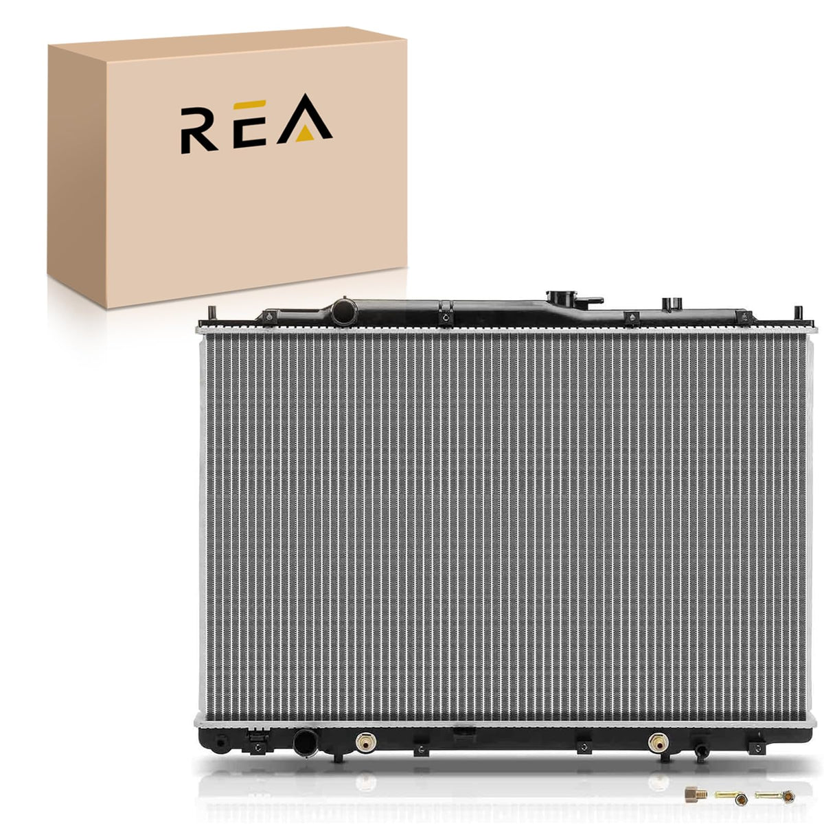Engine Coolant Radiator Assembly with Transmission Oil Cooler - Product Imagery