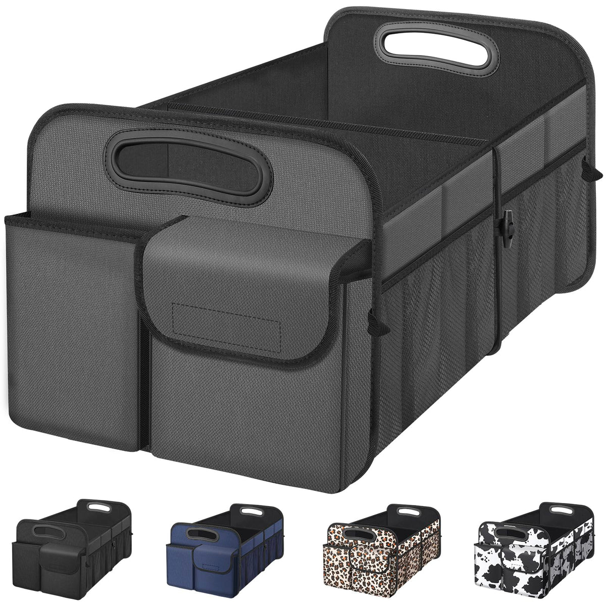 Femuar Car Trunk Organizer, Car Storage Organizer with Large - Product Imagery