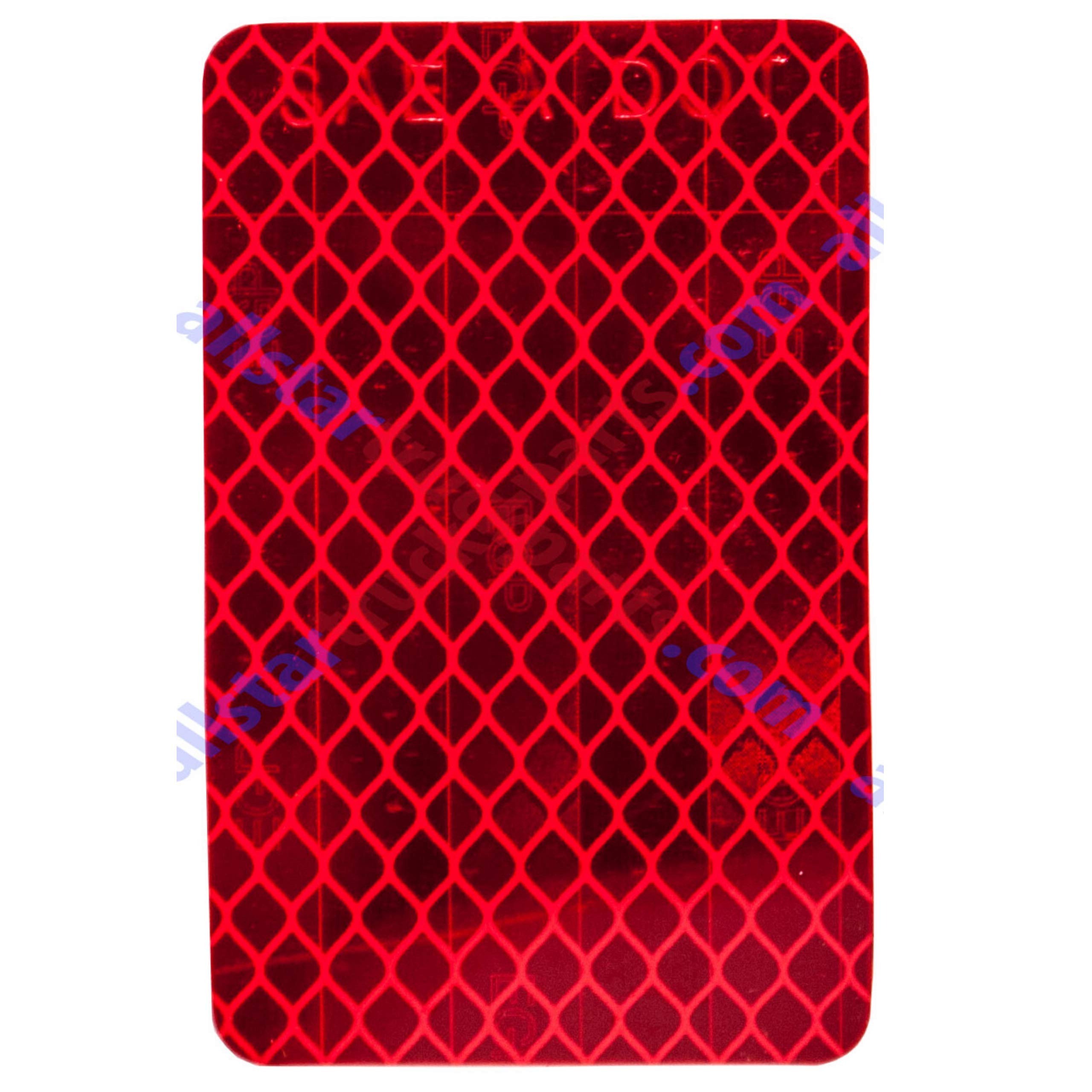 All Star Truck Parts Amber/Red 2x3 Rectangle High Visibility - Product Imagery