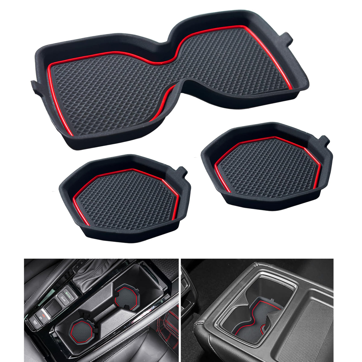 3D Cup Holder Inserts Coaster for Honda Accord Accessories 2023 - Product Imagery