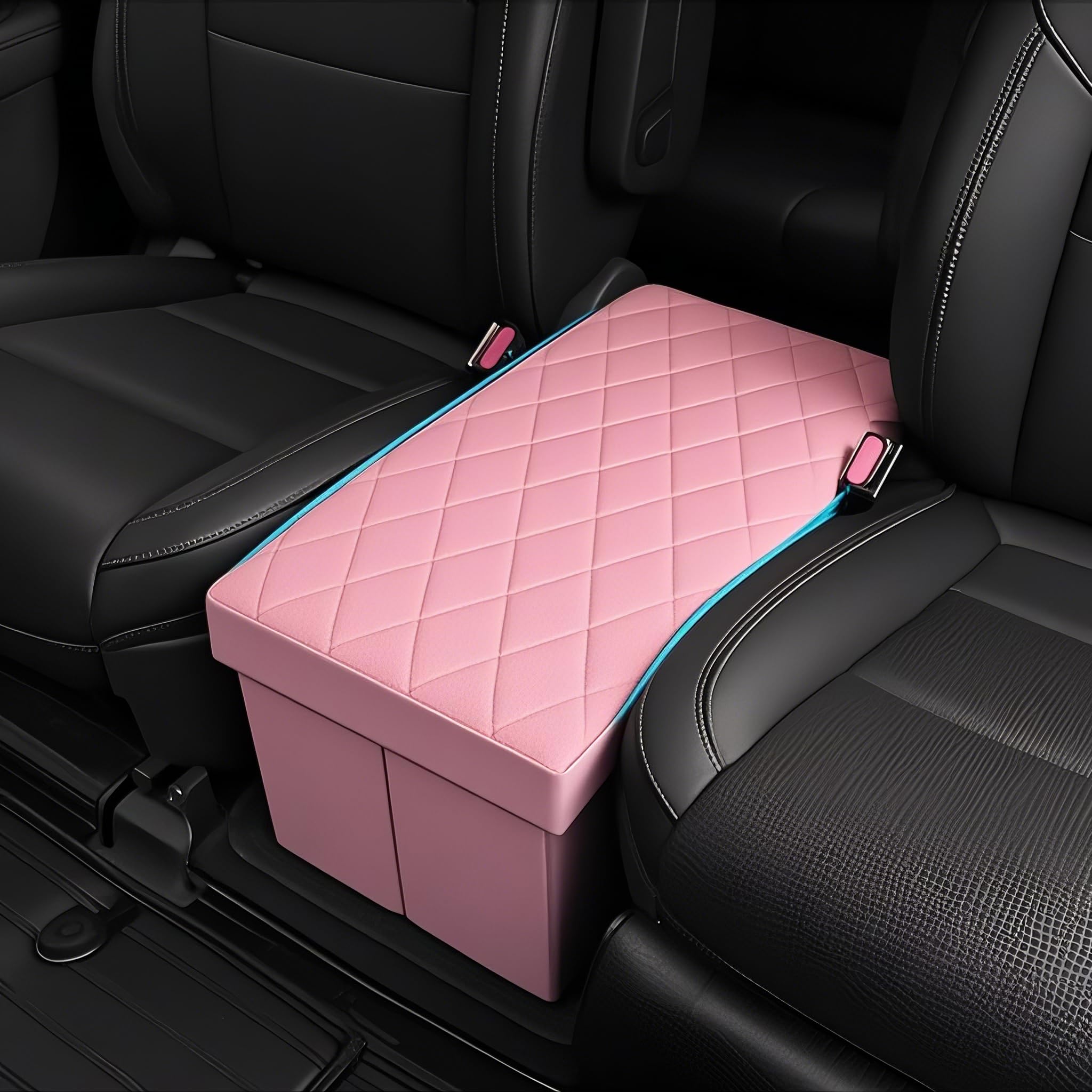 Seat Aisle Storage Box for Ford Explorer 6-Passenger Models - Product Imagery