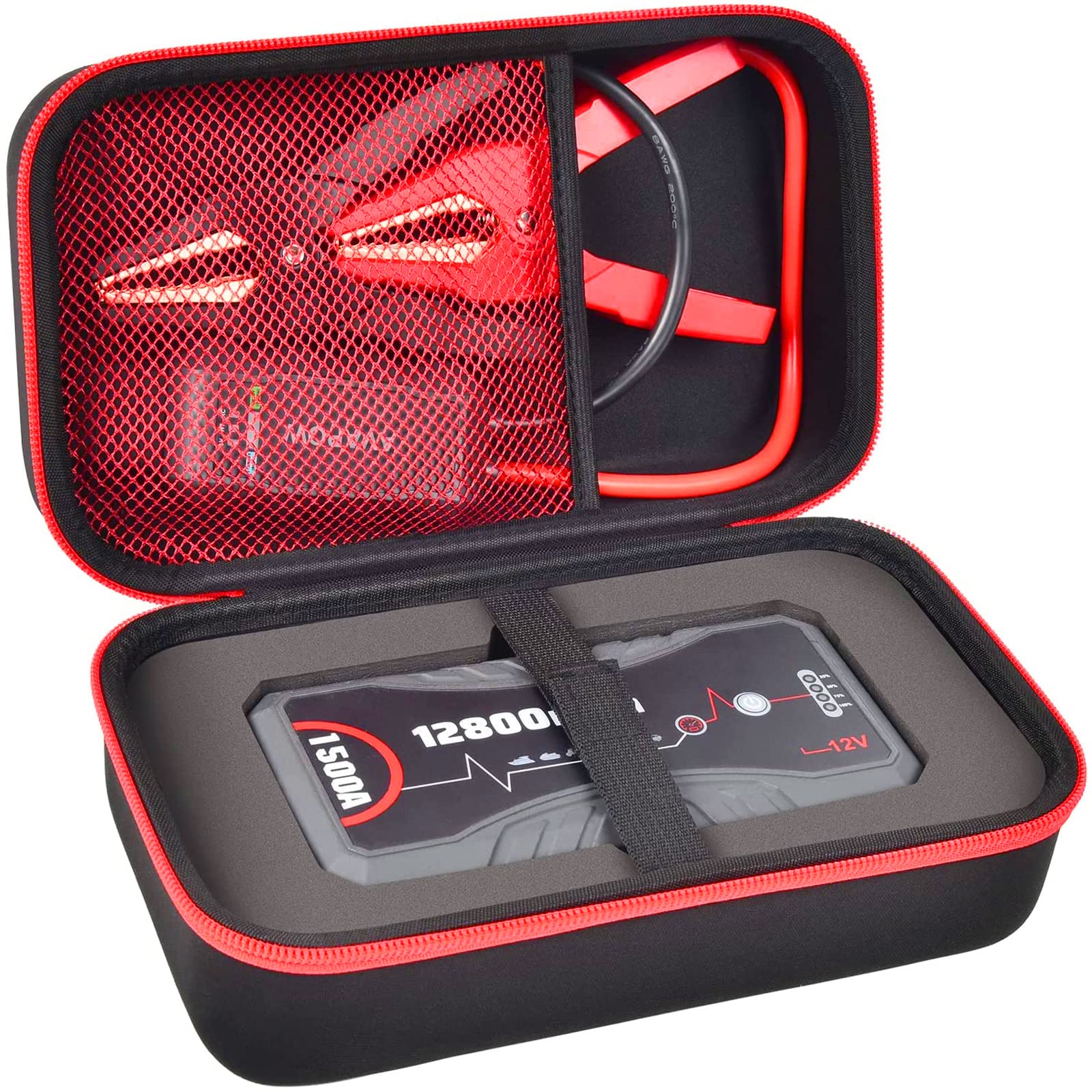ANKHOH Carrying Case for NEXPOW Car Jump Starter, for 1500A Peak - Product Imagery