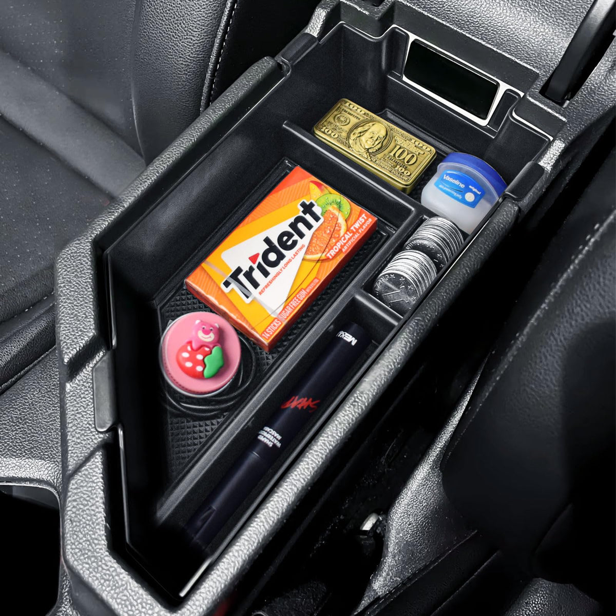 Armrest Storage Box Insert Organizer for Volkswagen Jetta - Product Imagery