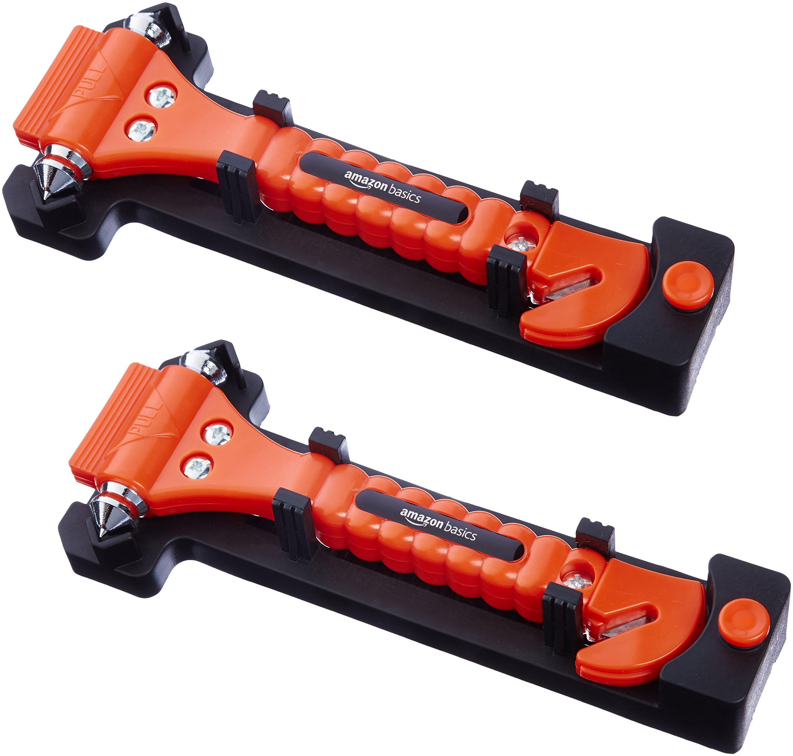 Amazon Basics Emergency Escape Tool, Window Breaker and Seatbelt - Product Imagery