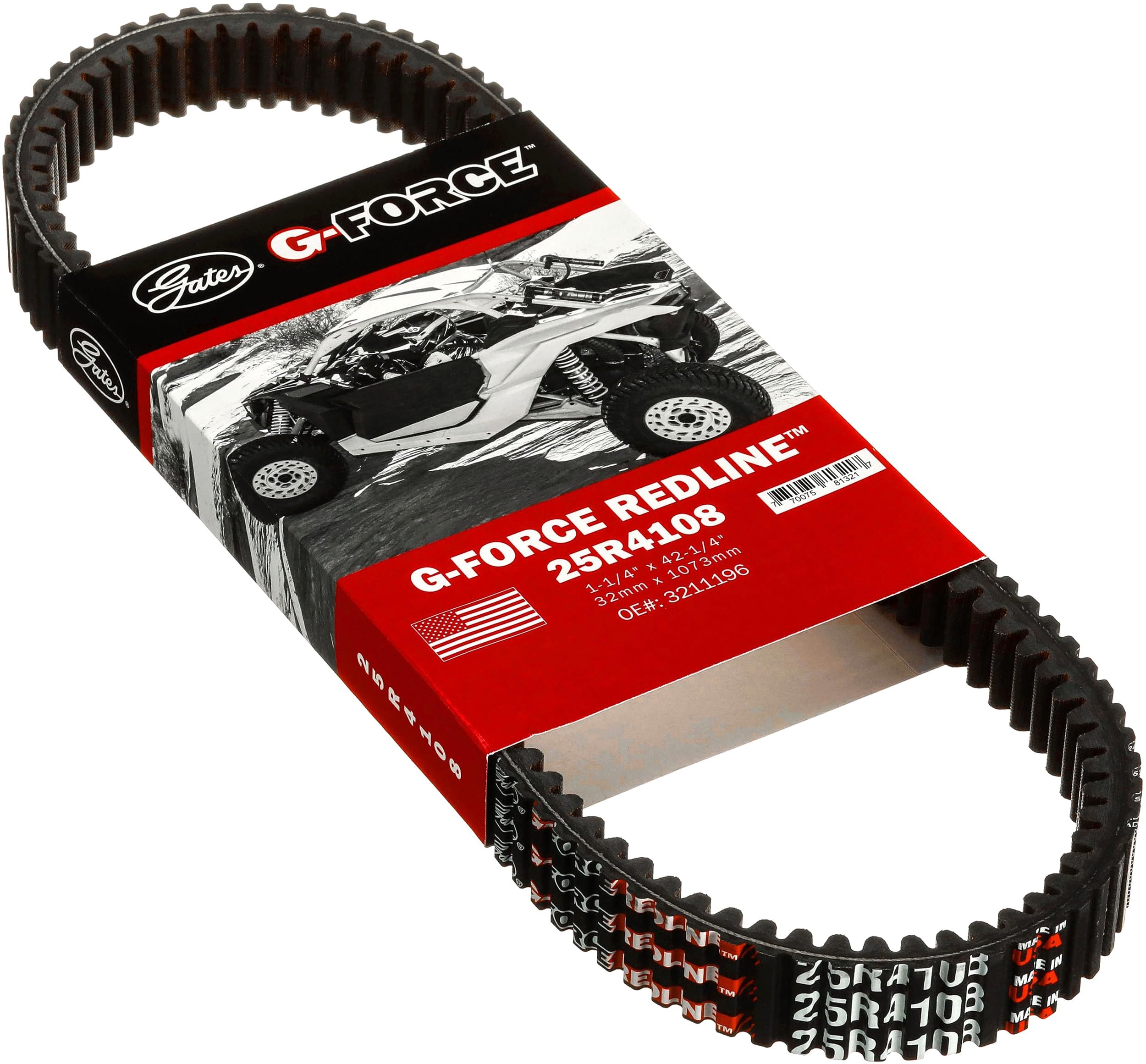 Gates 25R4108 G Force Redline Continuously Variable Transmission - Product Imagery