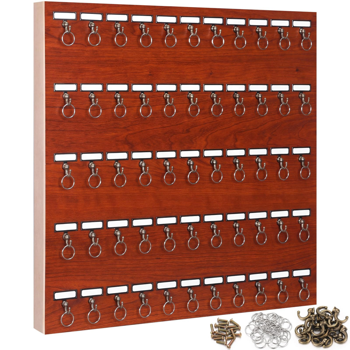 Xuhal Key Rack, Wall-Mounted Keychain Holder Display Hanging - Product Imagery