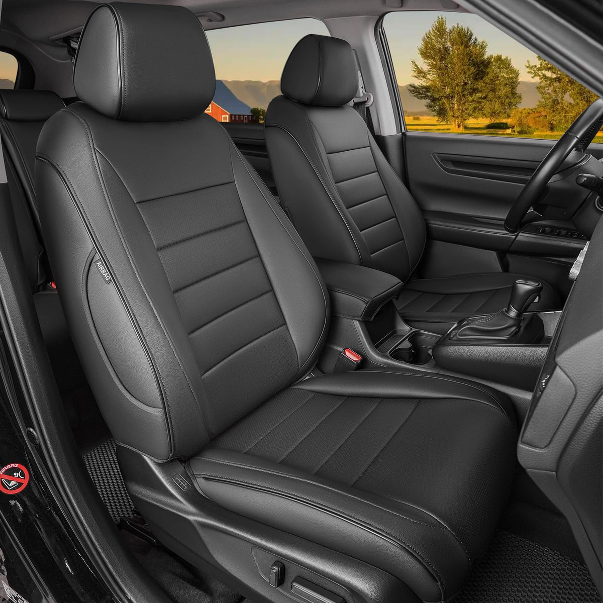 HKZ Fit CRV Car Seat Covers Full Set for Honda CR-V 2023 2024 - Product Imagery