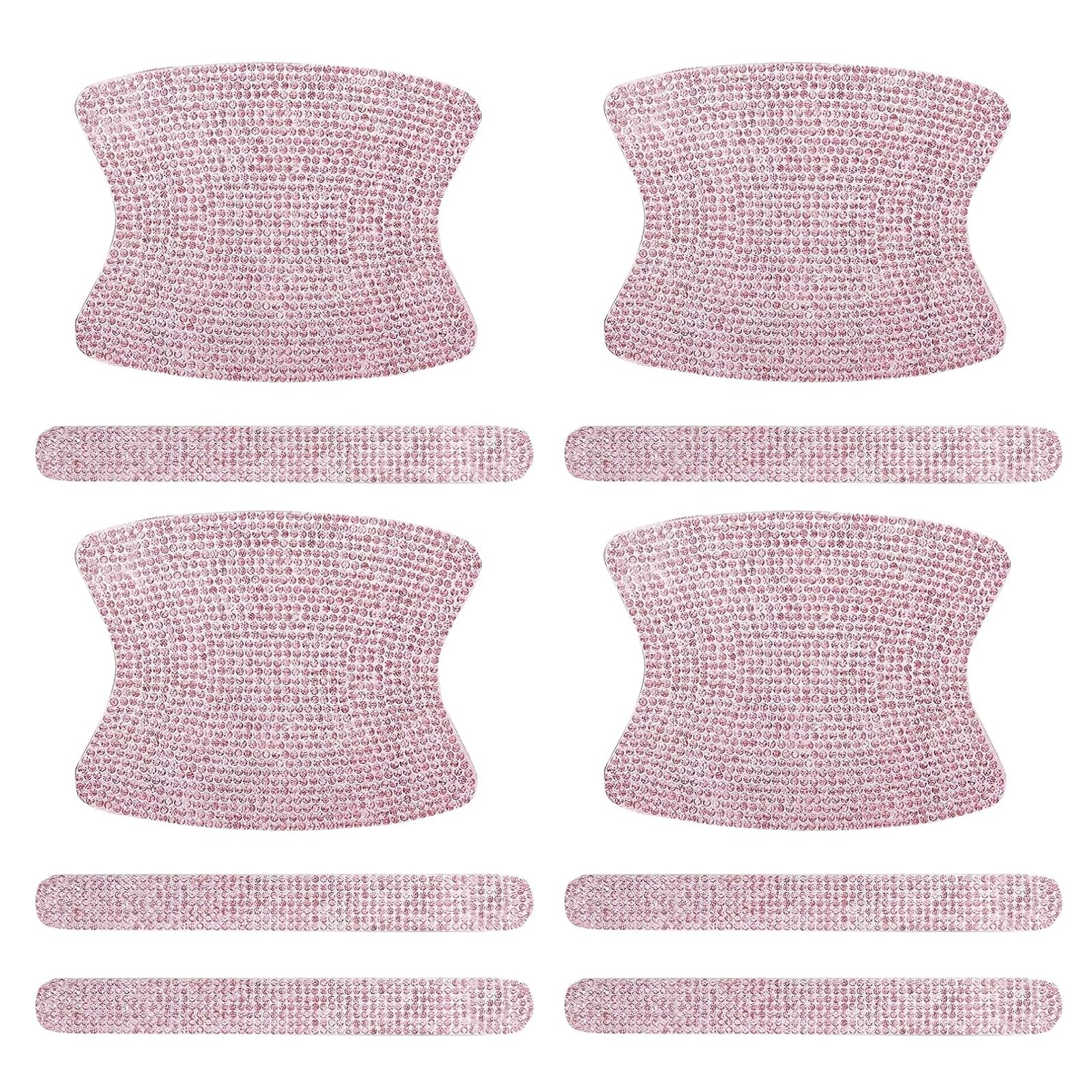 10PCS Bling Car Door Handle Protector, Crystal Rhinestone - Product Imagery
