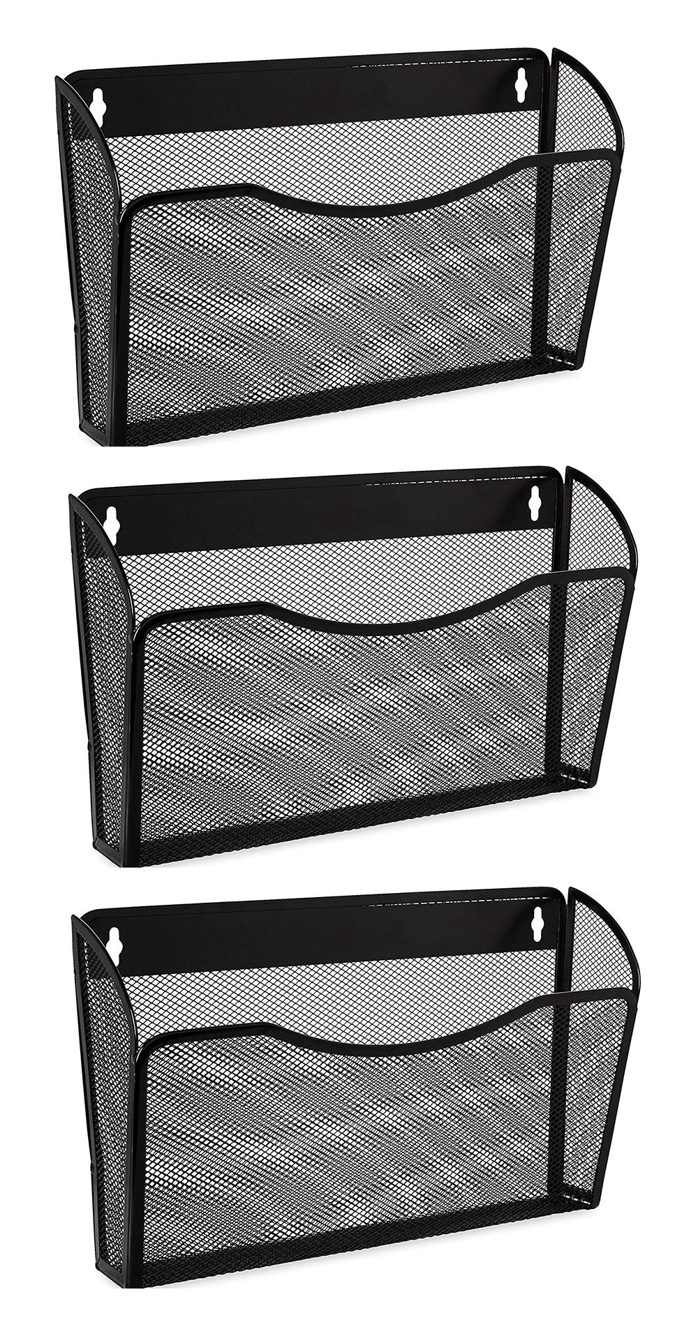 EASEPRES 3 Single Pocket Mesh Hanging File Organizer, Vertical - Product Imagery