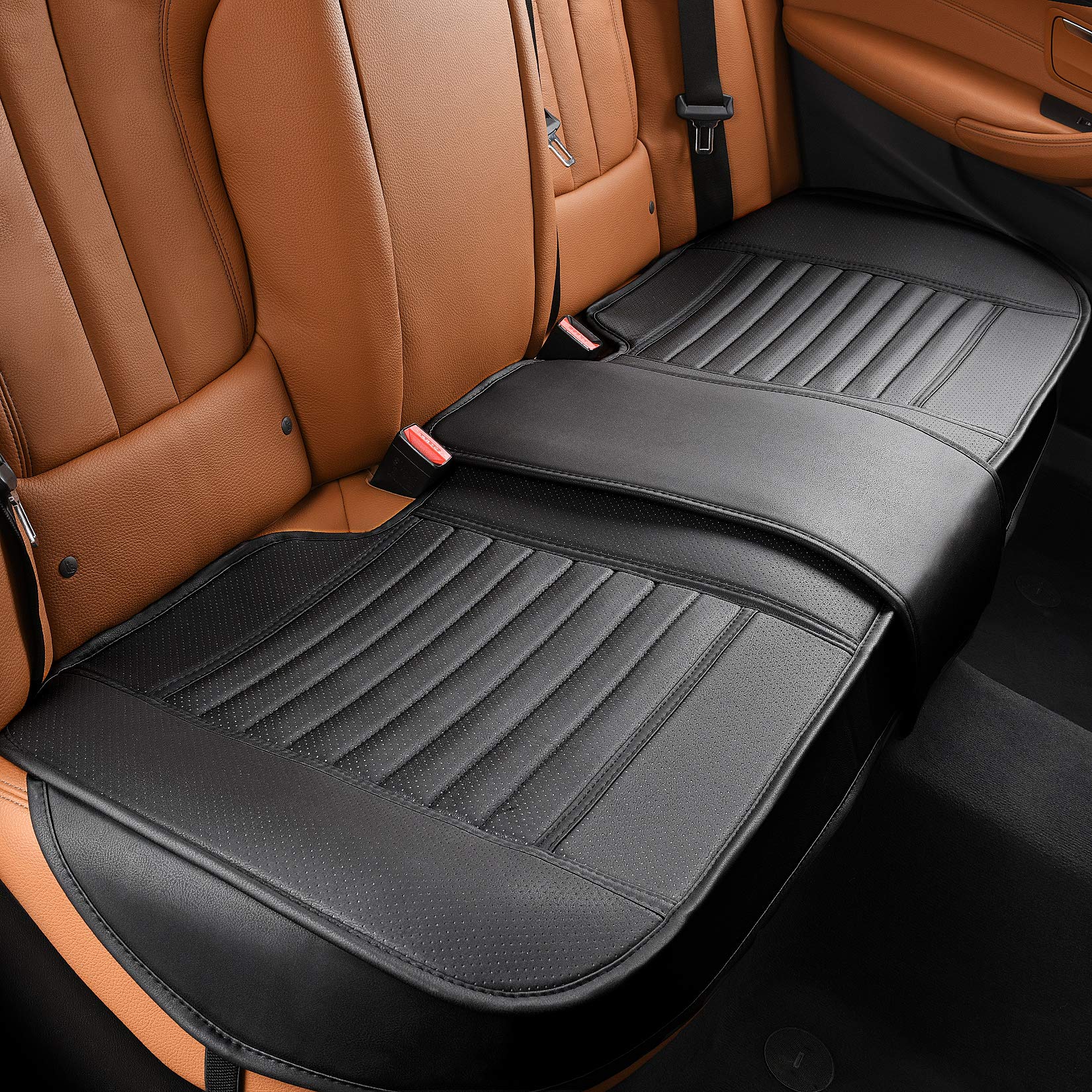 Back Seat Covers, Rear Seat Cushions, Auto Bench Protector with - Product Imagery