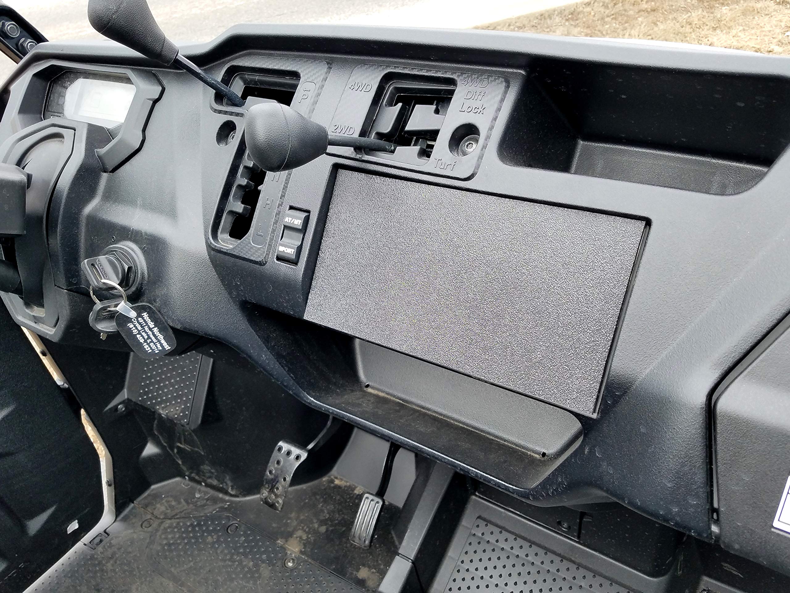 Fits Honda Pioneer 1000 Blank ABS Plastic Cover Plate for - Product Imagery