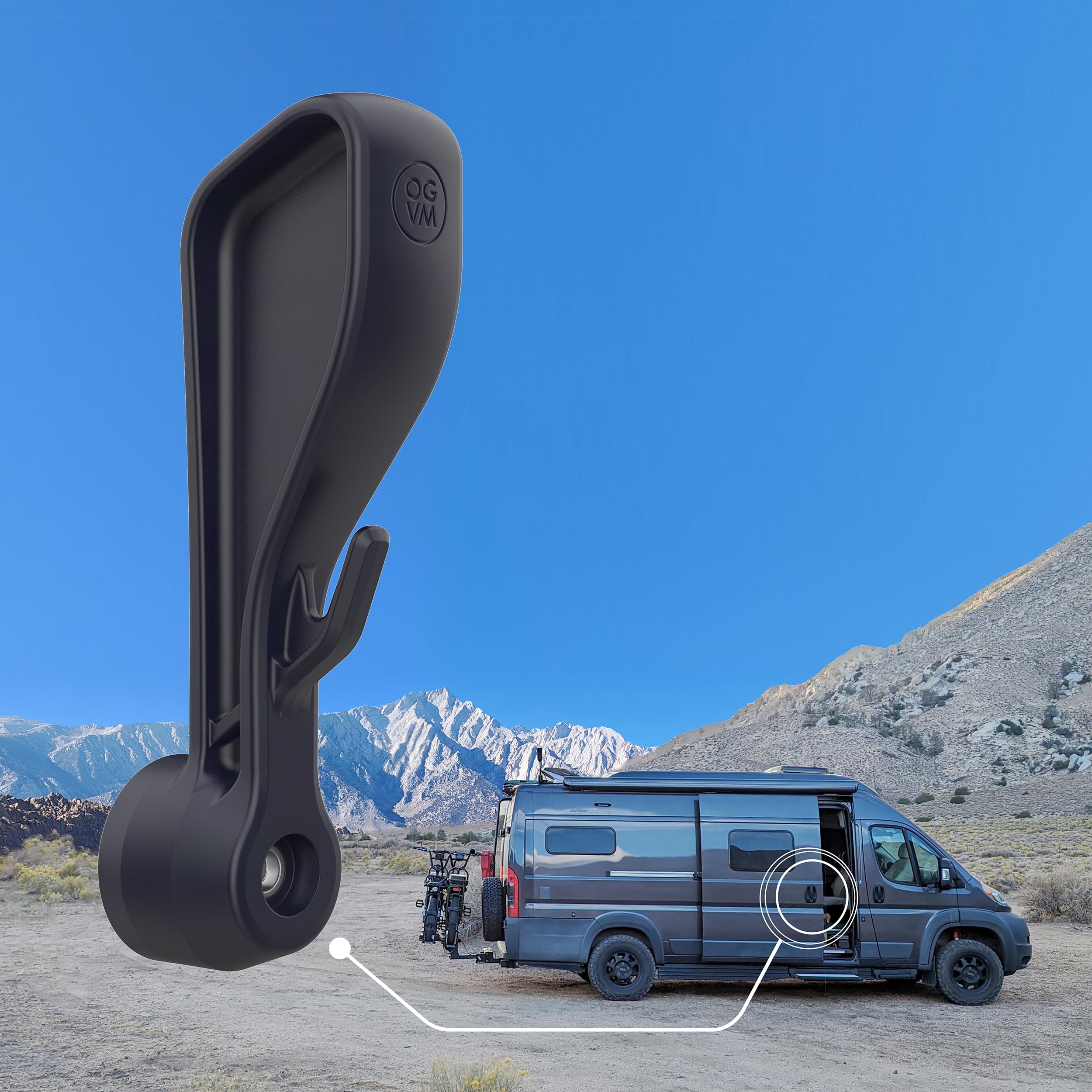 OpenGlass Van Mods Promaster Sliding Door Handle Upgrade - Years - Product Imagery